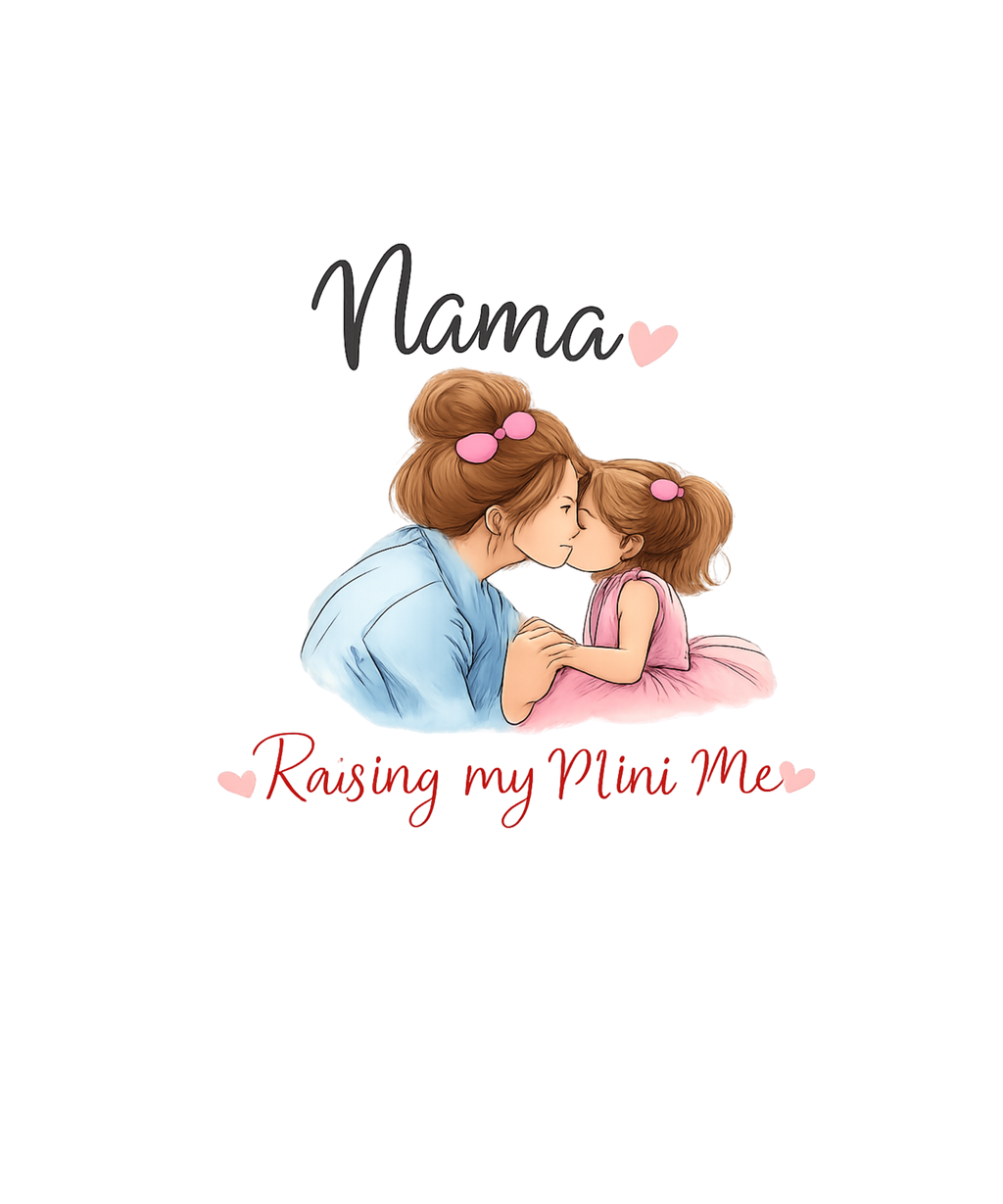 Mom& Mini Matching T-Shirt Design PNG